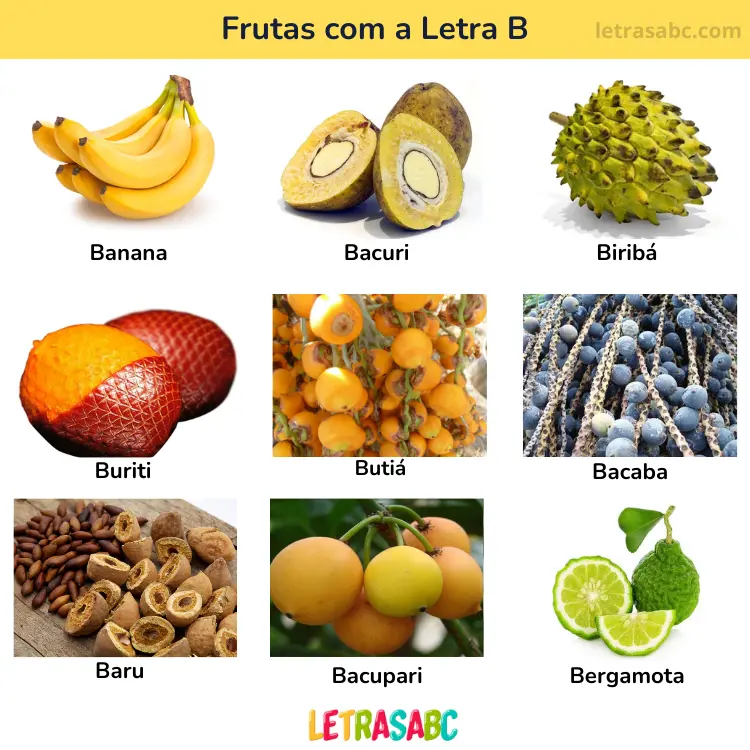 Fruta com B